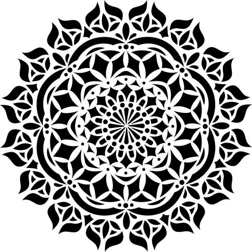 BnW Mandala