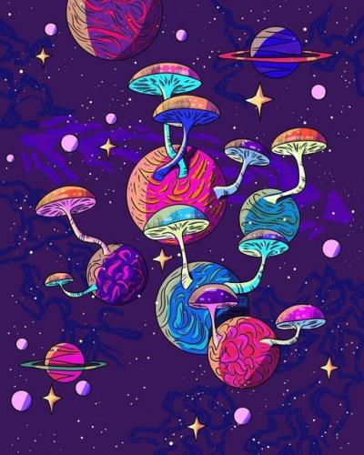 Space Shrooms by 3am.in.jupiter