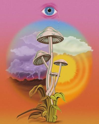 Painting by Aaron Lowell Denton